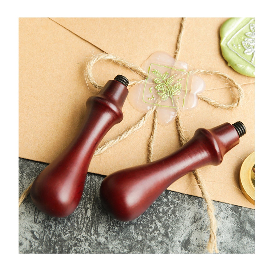 Vintage Stamp Handle Wood Stamp HandleStationery Seal Etsy