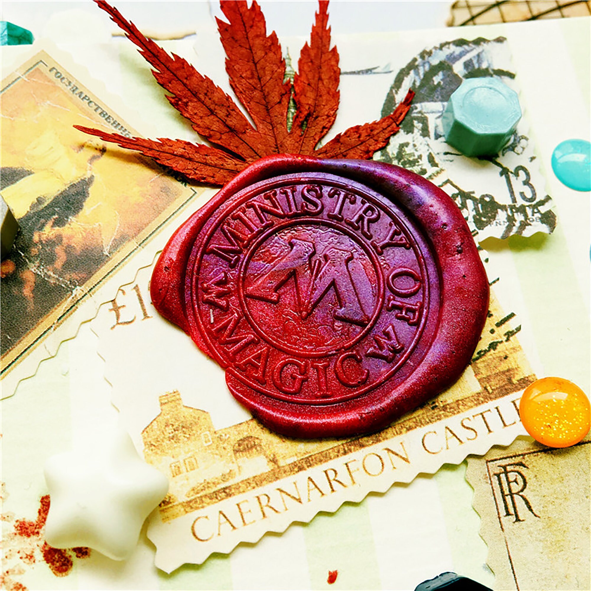 Harry Potter wax stamp head Ministry of Magic wax seal | Etsy