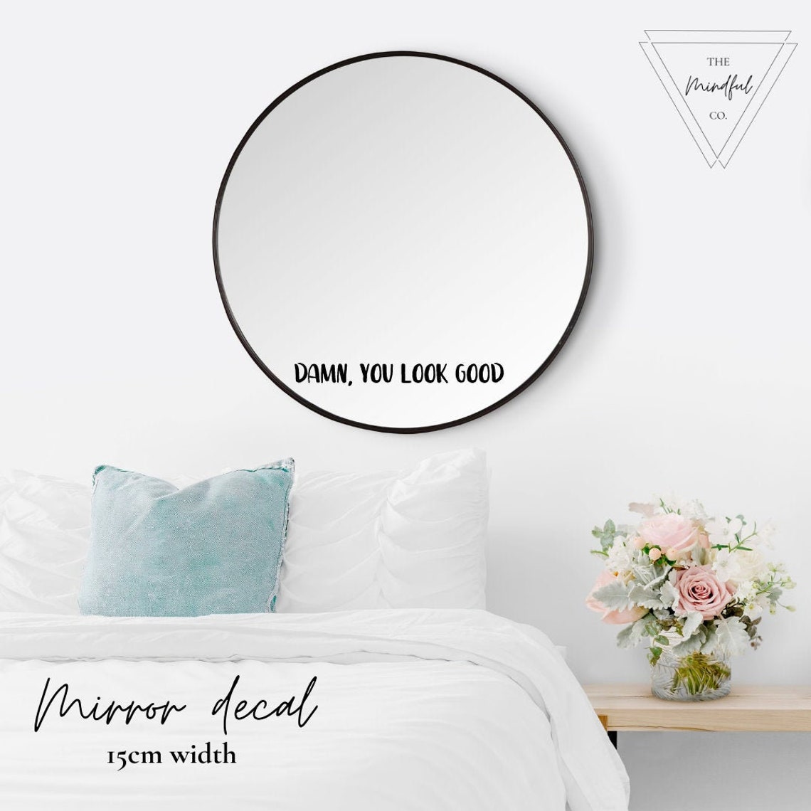Damn You Look Good Mirror Decal Mirror Sticker Bedroom Etsy