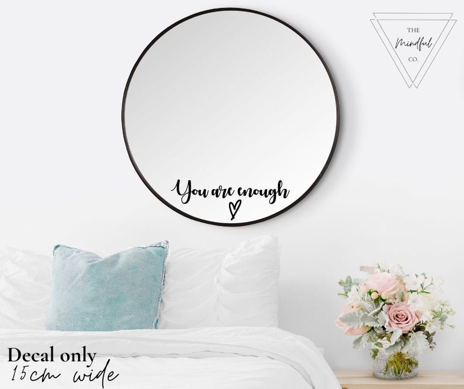 You are enough Mirror Decal Wall Decal Decal Only Decal Etsy.de
