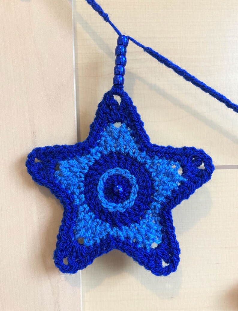 Star Garland Crochet Pattern/step by Step PDF Photo Etsy UK