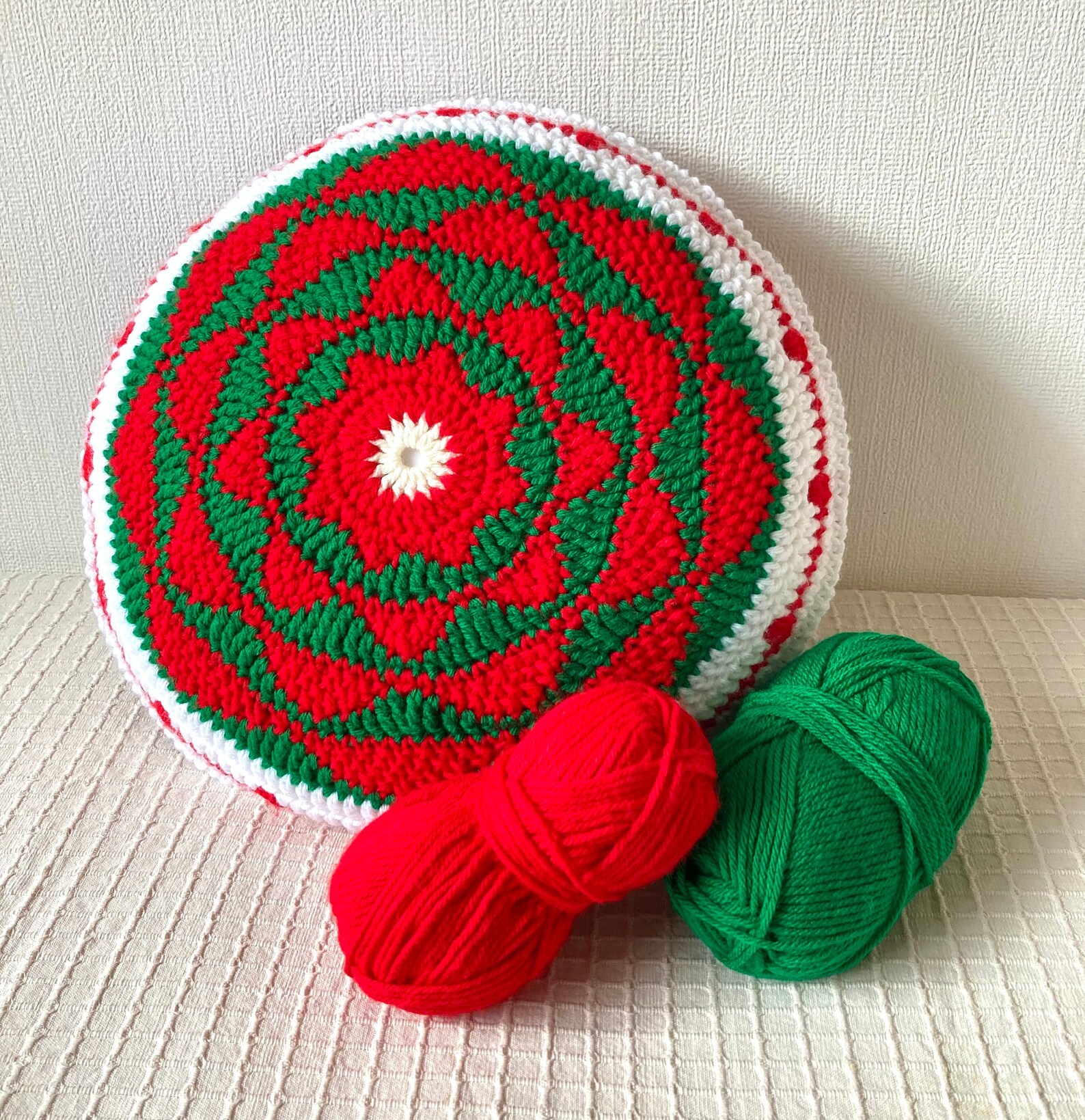 Round Cushion Crochet Pattern/crochet Pillow Pattern/pdf File With Step