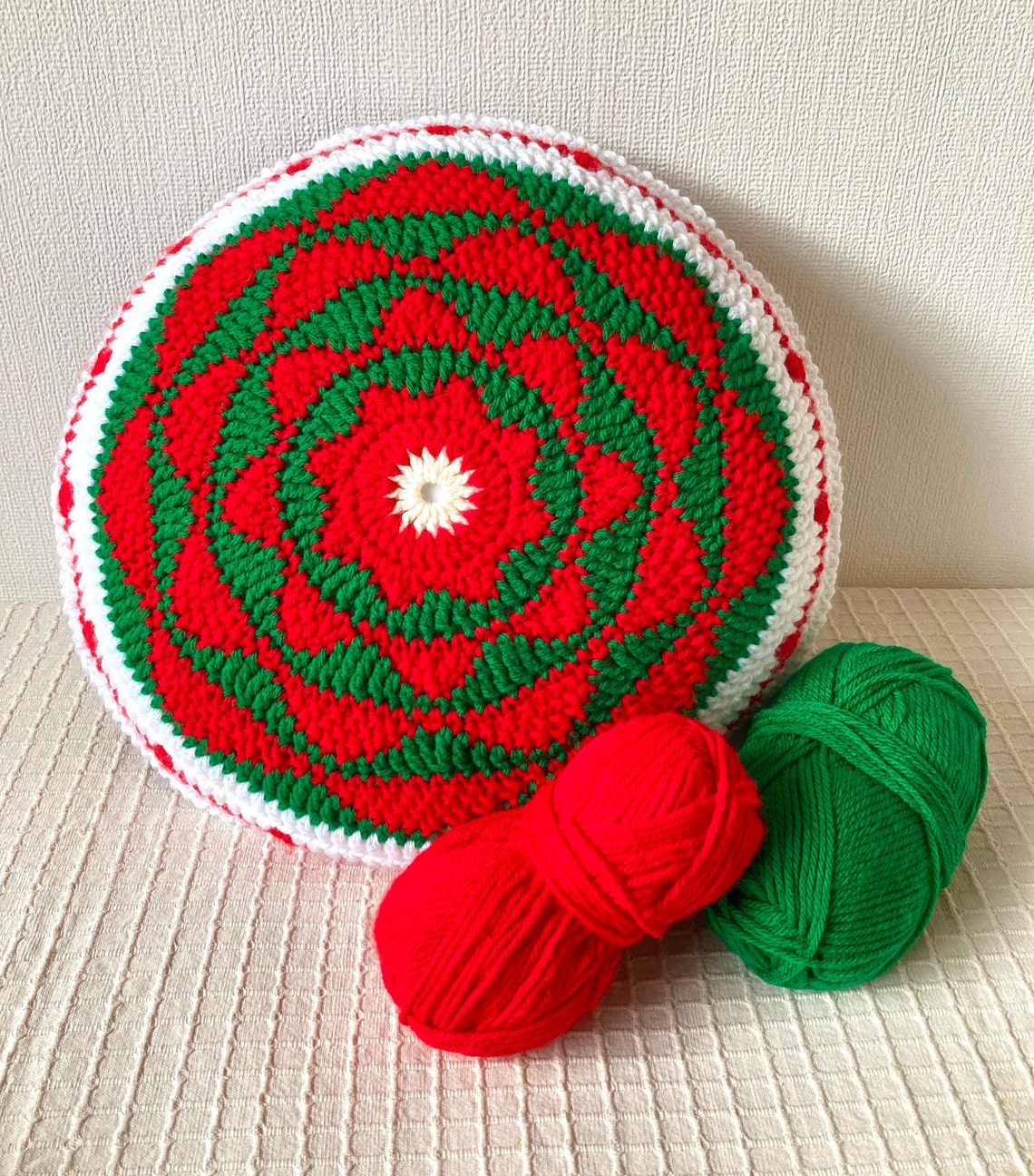 Round Cushion Crochet Pattern/crochet Pillow Pattern/pdf File With Step