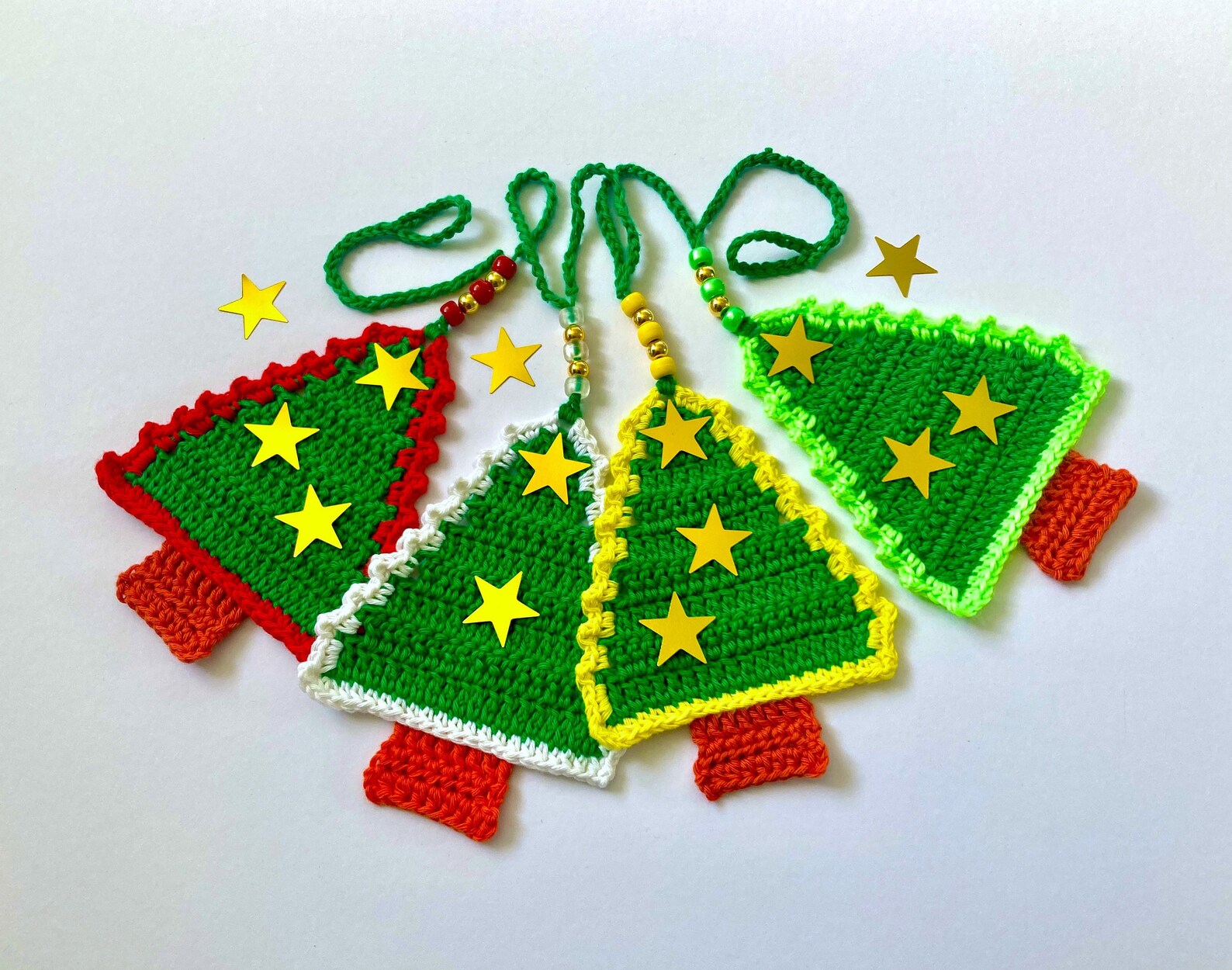 Christmas Tree Garland Crochet Pattern/pdf File With Step by Etsy UK