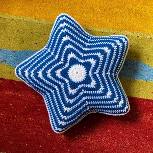 Large Star Pillow Crochet Pattern/Crochet Cushion Pattern For Home Décor/PDF File With Step By Step Photo Tutorial/Star Crochet Pillow