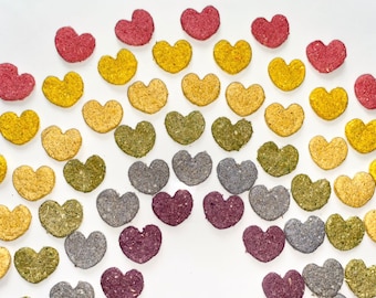 Rainbow Love Hearts, Mixed Flavoured Treats for small animals, Rabbits, Guinea Pigs, Hamsters: Little Pet Treats