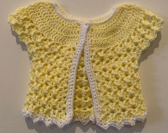Handmade baby crochet vest in different colors