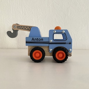 Abschleppwagen | Kran | Holzspielzeug | personalisierbares Geschenk