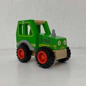 Tractor | wooden toy | personalizable gift