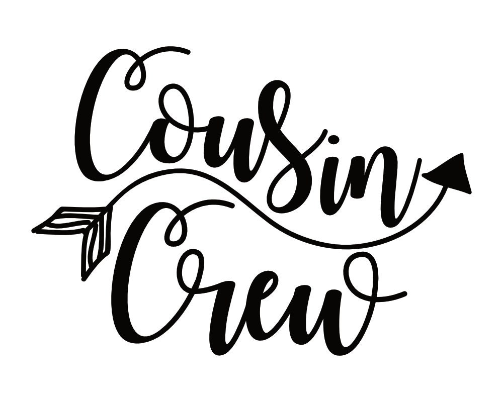 Cousin Crew SVG Cousin svg dxf and png instant download | Etsy