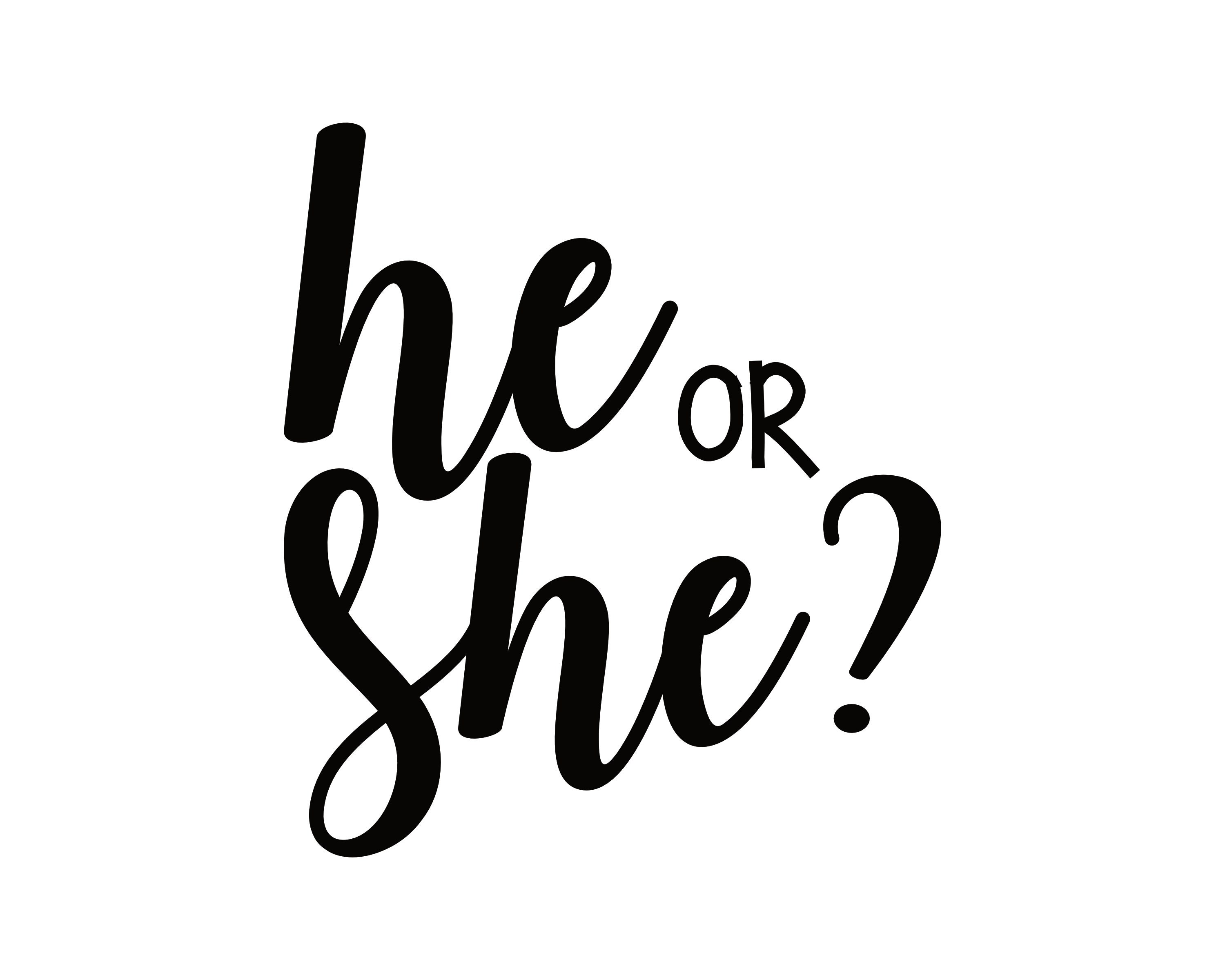 He or She cute baby reveal It's a Girl Boy Svg shirt | Etsy