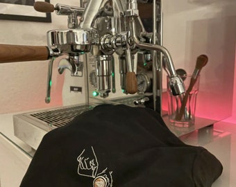 Latte Art | Embroidered Organic Cotton T-Shirt
