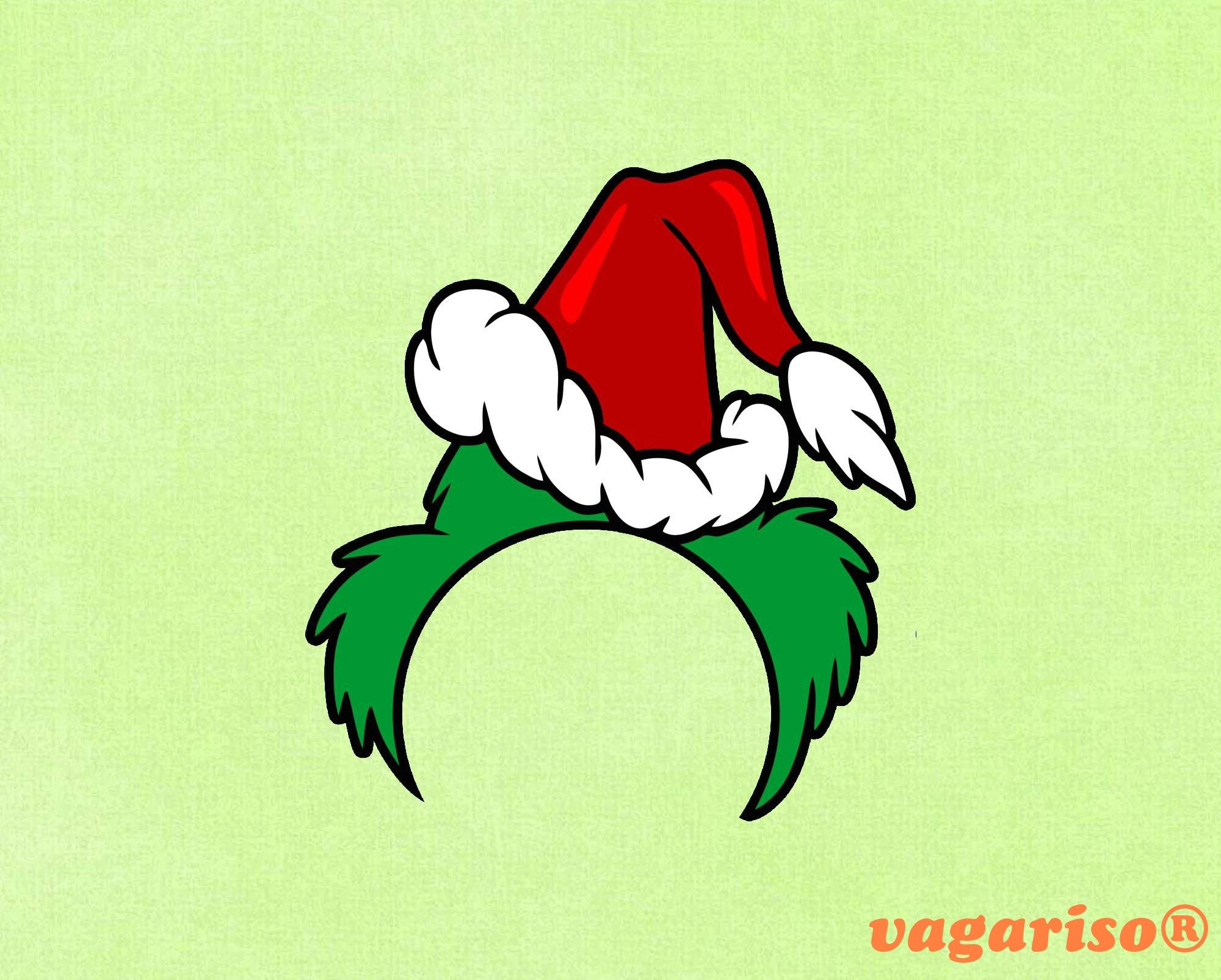 Grinch Christmas Hat Monogram SVG 1 svg dxf Cricut Etsy Grinch Christmas Hat Monogram SVG 1 svg dxf Cricut Etsy