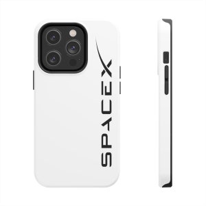 SpaceX Tough Mobile White Phone Cases for all iPhone Models