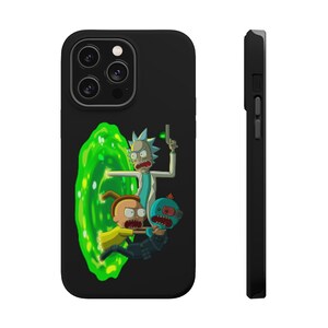 Rick and Morty Portal MagSafe Tough Phone Cases for all iPhone Models