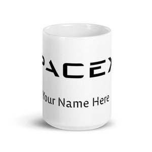SpaceX Customizable Mug White Mug SPACEX 11oz 15oz Mug