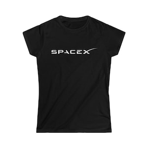 SpaceX Women&#39;s Shirts Short-Sleeve Women&#39;s Spacex T-shirt Softstyle Tee
