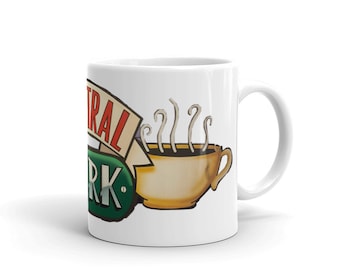 Mug blanc brillant The Friends de Central Perk