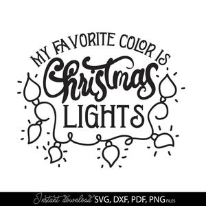 SVG de Navidad, SVG de Feliz Navidad, SVG de luces navideñas, adornos navideños / Svg de Navidad / Svg de Navidad / Archivos de corte Cricut, Silhouette