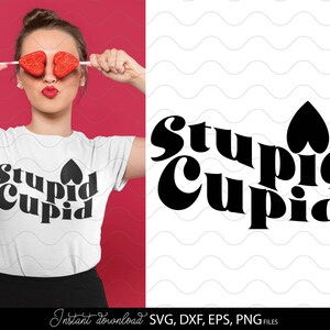 SVG Saint-Valentin | Saint-Valentin PNG | Flèche de Cupidon svg | Cupidon stupide svg | Svg AF unique | Svg de la Saint-Valentin | Svg drôle de Saint-Valentin | dxf