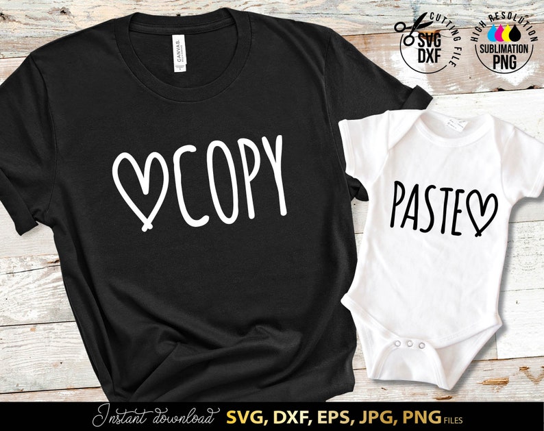 Father And New Born Son Matching Outfit File - Copy And Paste.
Compatible with popular Cricut, Silhouette and Glowforge machines.