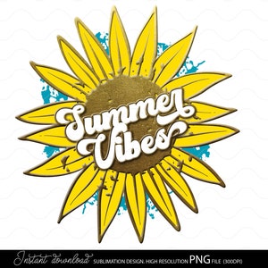 夏の雰囲気のひまわりのクリップアートPng、こんにちは夏のクリップアートpng、夏の昇華、ビーチライフpng、夏の雰囲気の平和pngデザイン夏png