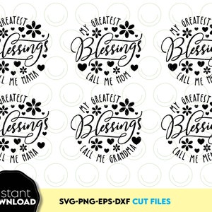 Mom Love PNG | Blessing Mom SVG Bundle | Mama SVG | Mom Heart svg | Best Mom Ever svg | Mothers Day svg | Cut Files Cricut, Silhouette