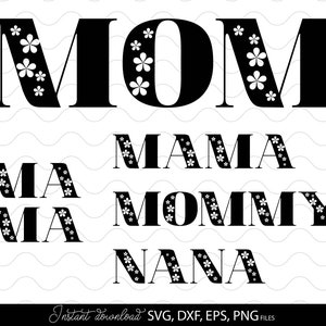 Melhor Mãe de Todos os Tempos SVG | Pacote SVG para o Dia das Mães Alemão | Floral Mama SVG | Vida de Mãe SVG | Mamãe SVG | Vovó SVG | Arquivo Plotter de Mamãe Alemã SVG