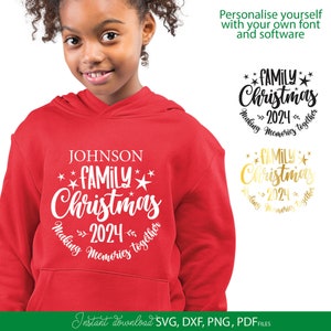 Christmas 2024 Family Shirt Svg Png Christmas 2024 Svg Png Making Memories Together Christmas Family Matching Shirts Svg Files For Cricut
