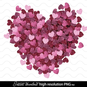 Valentijnsdag PNG-glitterend sublimatiehartontwerp | Sublimatieshirts, PNG | Valentijnsdag, png-bestand | Sublimatieharten met glitters, png