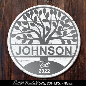 Family Tree SVG PNG, Family Reunion SVG, Family Tree Cricut, Tree Of Life Split monogram svg Family tree png, Family Tree Silhouette Clipart