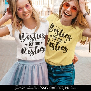 Besties Squad SVG | Freundschaften SVG | Mädchen Wochenende SVG | Mädchen Shirt svg | Reise Mädchen png | Besties party svg | Besties für die Resties svg