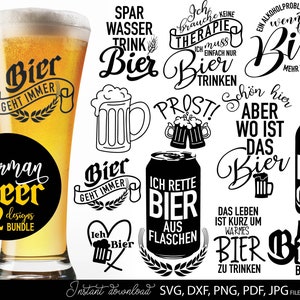 File plotter tedesco detti amante della birra generale svg png dxf, file plotter detti bier in svg, dxf, bundle png / bier svg, prost