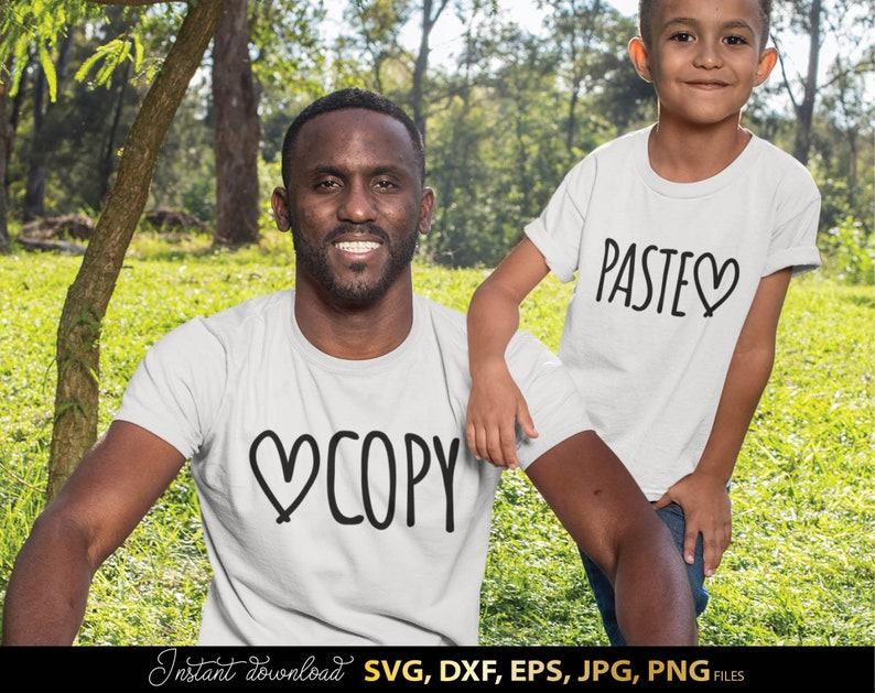 Father And New Born Son Matching Outfit File - Copy And Paste.
Compatible with popular Cricut, Silhouette and Glowforge machines.