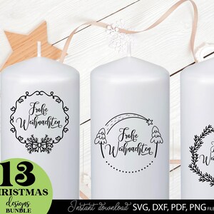 Handgezeichnetes Weihnachtsdesign mit personalisierbaren Frohe Weihnachten Ornamenten in verschiedenen Varianten, inklusive Tannenbäumen, Sternen und dekorativen Elementen für festliche Tischdekoration, Geschenkanhänger und saisonale Bastelprojekte, geeignet für DIY-Projekte, Scrapbooking, Partydeko und personalisierte Geschenke. Jedes Motiv ist liebevoll illustriert und einfach anpassbar, um individuellen Namen oder Botschaften hinzuzufügen, perfekt für traditionelle.