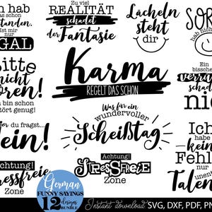 LUSTIGE TASSENSPRÜCHE Plotterdatei lustige Sprüche Svg, lustige Tasche Sprüche svg, Beutel Tasche Geschenk, Sprüche für T-Shirt Lasergravur
