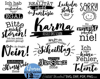 LUSTIGE TASSENSPRÜCHE Plotterdatei lustige Sprüche Svg, lustige Tasche Sprüche svg, Beutel Tasche Geschenk, Sprüche für T-Shirt Lasergravur