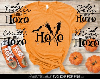 Hexe SVG Bundle mit lustigen Halloween Sprüchen für Familie Herbstparty kreative Shirts und humorvolle DIY Ideen