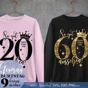 Geburtstagsmotiv „So gut kann man mit 60 aussehen“ mit edler Krone und glamourösen Details. Ein Design, das Lebensfreude, Würde und Glanz vermittelt. Perfekt für T-Shirts, Tassen, Karten oder Partydekoration. Dieses Motiv eignet sich hervorragend, um die besondere Bedeutung dieses Jubiläums zu unterstreichen und kreative Geschenke zu gestalten.
