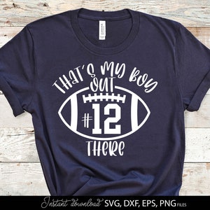 Questo è mio figlio SVG, Football SVG, Football Son SVG, Football Mom svg, Football americano, Football Shirt svg Files per Cricut, Png, Jpg, Dxf