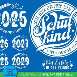 German School Enrollment SVG Bundle: Back to School Cricut Designs (Digital Download)