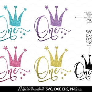 Mein 1. Geburtstag Mädchen SVG Png Geburtstag Prinzessin SVG Png 1 Geburtstag 1 Geburtstag Sublimation Design erster Geburtstag svg Geburtstagskrone svg