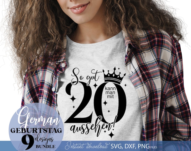 Modernes Geburtstagsdesign „So gut kann man mit 20 aussehen“ mit eleganten Zahlen, funkelnden Sternen und Krone. Ideal für kreative DIY Projekte wie T-Shirts, Tassen, Karten oder Deko. Perfekt für junge Erwachsene, die ihre Volljährigkeit oder ein besonderes Jubiläum feiern möchten. Ein stilvolles Motiv, das Freude, Eleganz und Selbstbewusstsein ausstrahlt und sich für personalisierte Geschenke eignet.