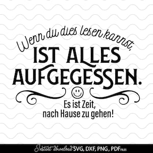 Plotterdatei Deutsche Küche Plotterdatei | Deutsch Küche Plotterdatei SVG DXF PDF Png | Guten Appetit | Lustige Sprüche | Küchen Plotter