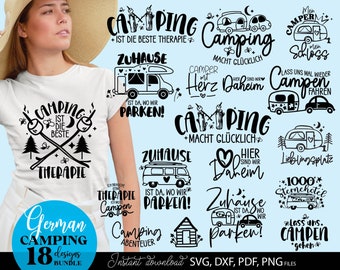 Deutsche Plotterdatei Camping Svg Png Wohnwagen Svg Png Plotterdatei Camper Camping Sprüche Zuhause Svg Cricut Schneidedatei Happy Camper