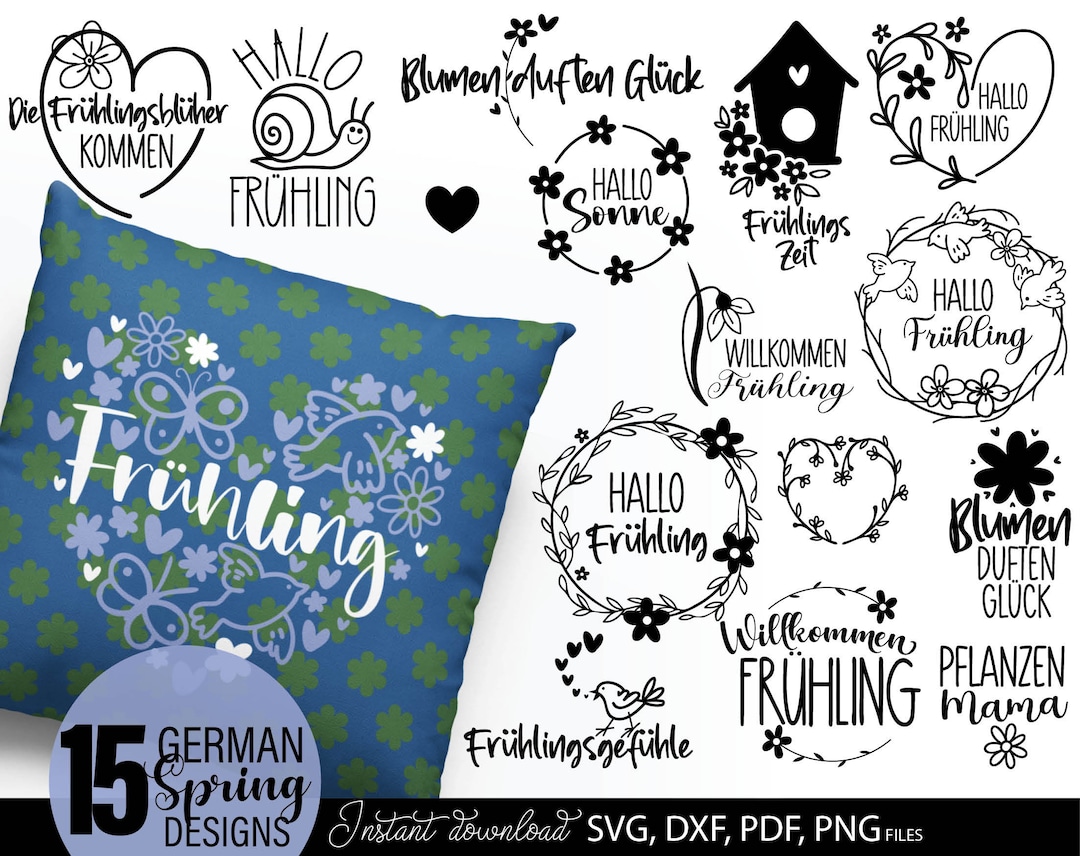 Plotterdatei Frühling Plotterdatei Ostern Plotterdatei Frühling SVG ...