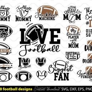 Football SVG, Football Mom Shirt SVG, Football PNG, Custom Football Shirt svg Files For Cricut, Football svg Bundle, Split Football Cut File