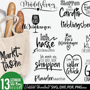 Deutsche Sprüche für tasche plotterdatei täschchen sprüche bündel svg Beutel tasche svg png tasche sprüche svg png deutsche plotterdateien laserdatei