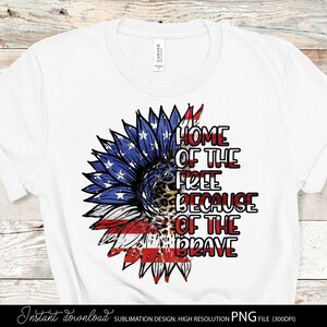 Camiseta Make America Great Again PNG Sublimación del 4 de julio, Camiseta del Día de los Independientes Patrióticos PNG, Bandera patriótica de EE. UU. Girasol