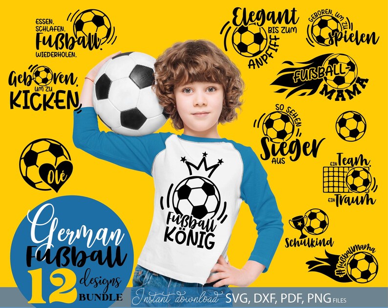 Niedliches Fußballmotiv „Schulkind“ mit Pokal und Ball. Perfekte Datei für Cricut und Silhouette, ideal für Kinder-Shirts, Turnbeutel, Tassen oder Geschenke zur Einschulung. Dieses Design ist erhältlich als SVG, PNG, PDF und JPG und eignet sich für kreative DIY-Ideen, Kindergeburtstage und Sportfeste.
